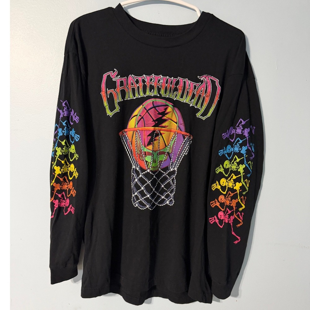 Hollister Size Small 100% Cotton Grateful Dead Long Sleeve Graphic Tee 0782